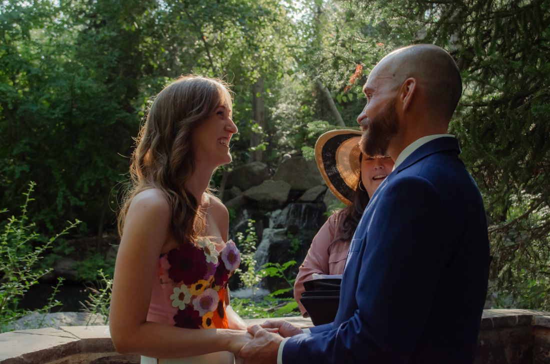 Real wedding ceremony