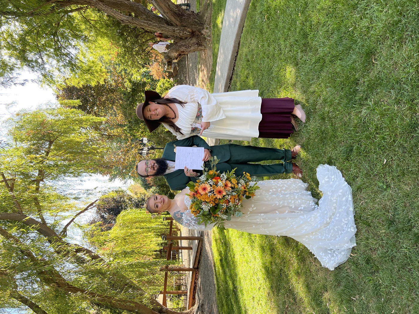 Real wedding officiated by 208 Officiant