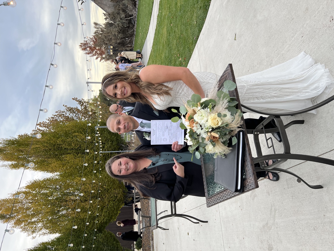 Real wedding officiated by 208 Officiant