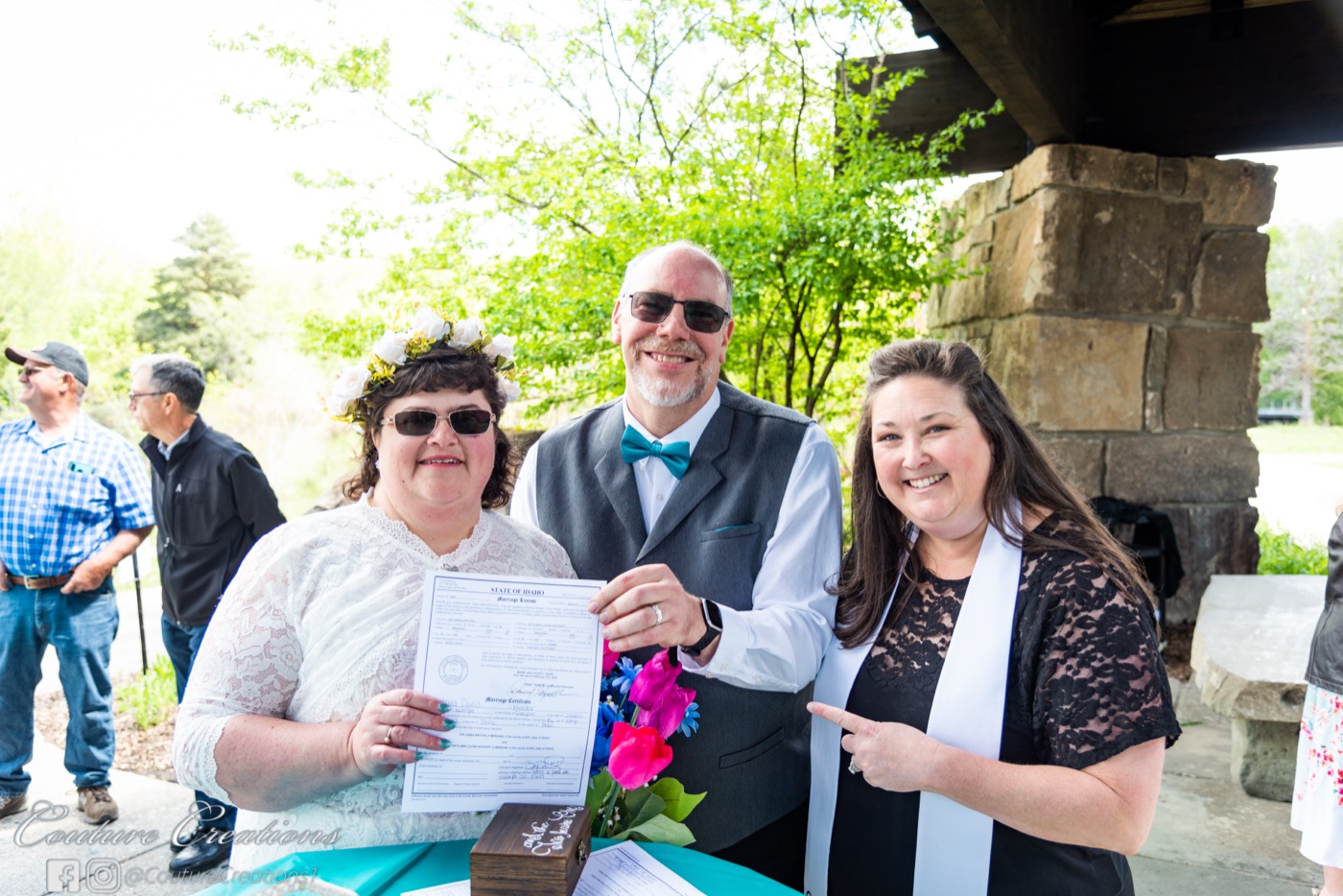 Real wedding officiated by 208 Officiant
